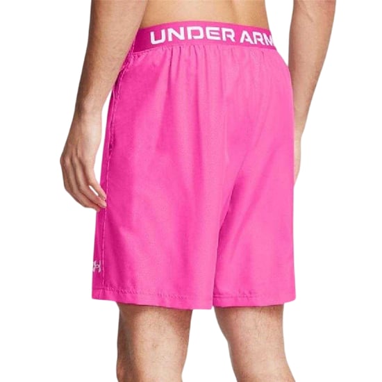 Under Armour Heren HalfBack Shorts met reliëf (Roze) - Image 3
