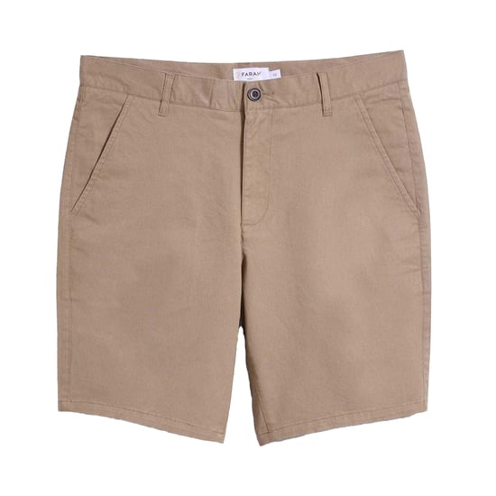 Farah Heren Chino Shorts Katoen (Beige) - Image 2
