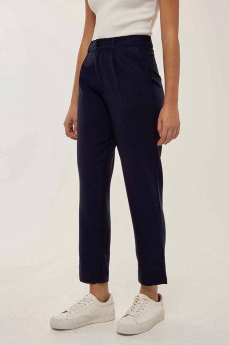 Hoge Taille Plooirok Pijpbroek - Image 3