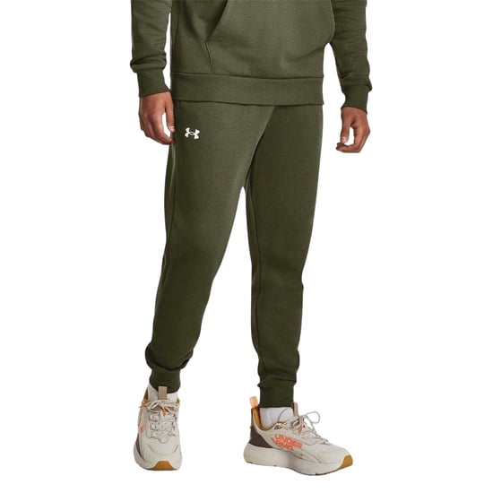Under Armour Heren Rival Fleece Joggers (Marine OD groen) - Image 3
