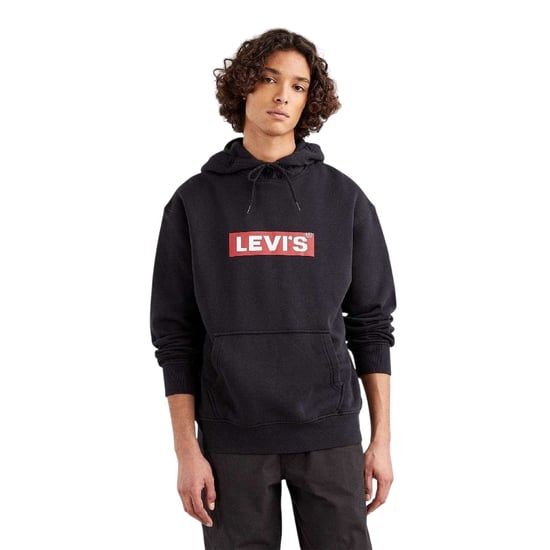 Levis Heren Grafische Relaxed Fit Hoodie (Zwart) - Image 1