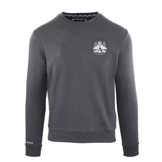 Aquascutum Heren Sweatshirt Ronde Hals (Antraciet) - Image 1