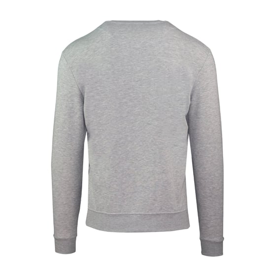 Aquascutum Sweatshirt met vet geribbeld logo voor volwassenen (Grijs) - Image 2