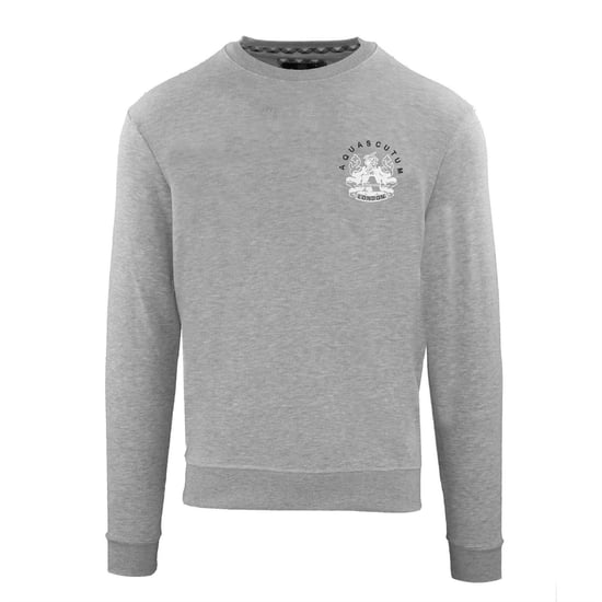 Aquascutum Heren Sweatshirt Ronde Hals (Grijs) - Image 1