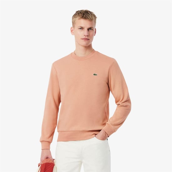 Lacoste Heren Sweatshirt met Geborduurd Logo (Oranje) - Image 4