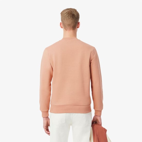 Lacoste Heren Sweatshirt met Geborduurd Logo (Oranje) - Image 5