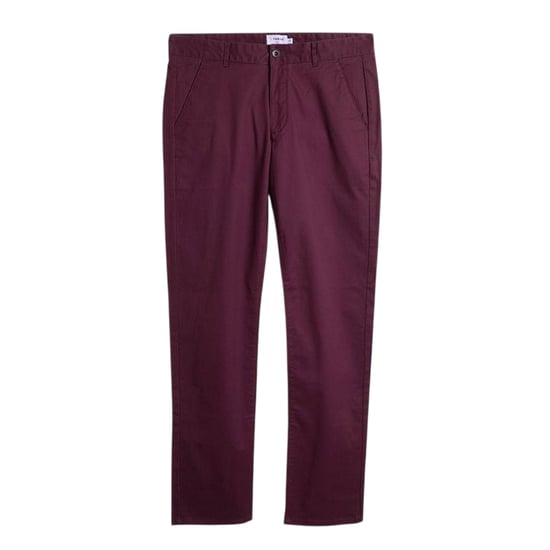Farah Slanke chino voor heren van iepenhout (Rood) - Image 1
