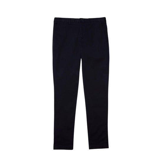 Lacoste Heren Biologisch Katoenen Slanke Chino (Marine) - Image 2