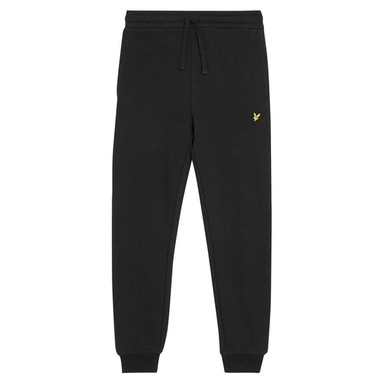 Lyle & Scott Kinder/Kinder Fleece Regelmatige Sweatbroek (Jet Zwart) - Image 1