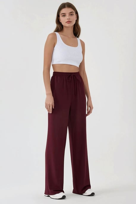 Brede Been Elastische Taille Trainingsbroek - Image 4