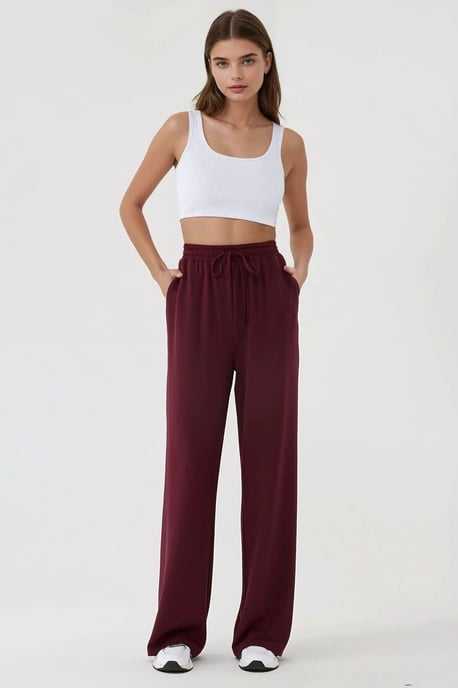 Brede Been Elastische Taille Trainingsbroek - Image 5