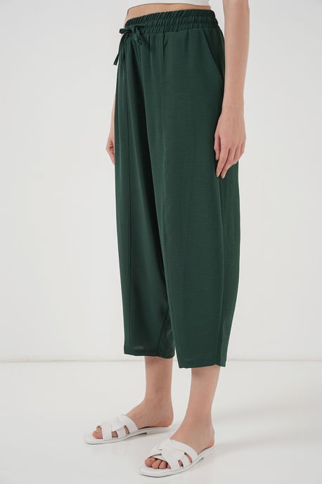 Gestructureerde Salwar Broek met Touwtjes Taille - Image 4