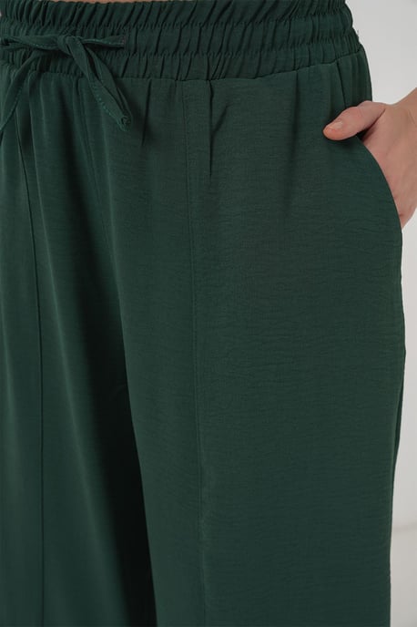 Gestructureerde Salwar Broek met Touwtjes Taille - Image 5