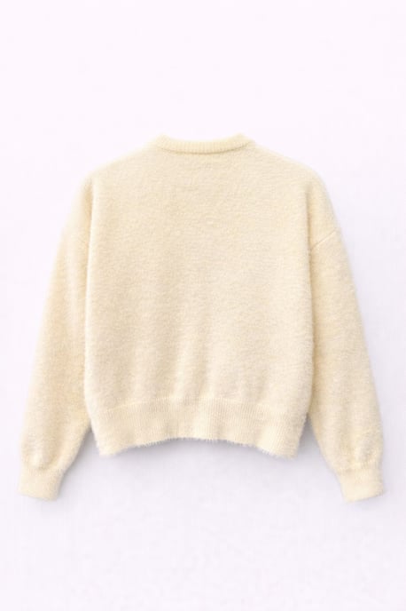 Oversized Jacquard Knopen Cardigan - Image 3