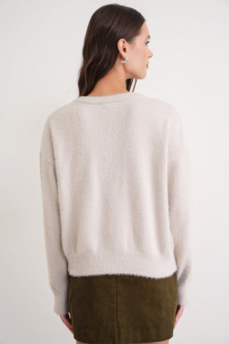 Oversized Jacquard Knopen Cardigan - Image 6