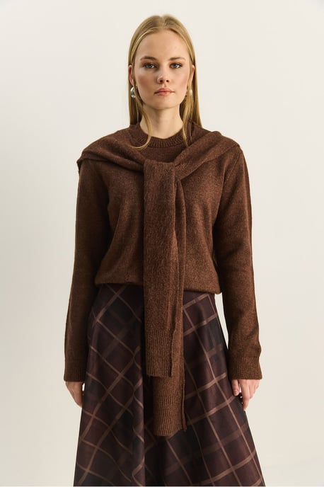Regular Fit Korte Mouwen Ribbels Sweater - Image 2