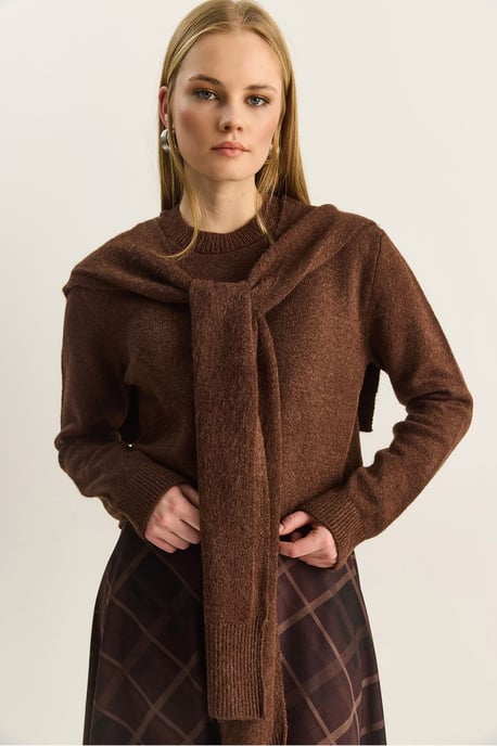 Regular Fit Korte Mouwen Ribbels Sweater - Image 3