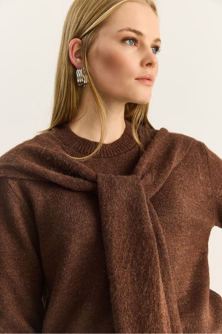 Regular Fit Korte Mouwen Ribbels Sweater - Image 5