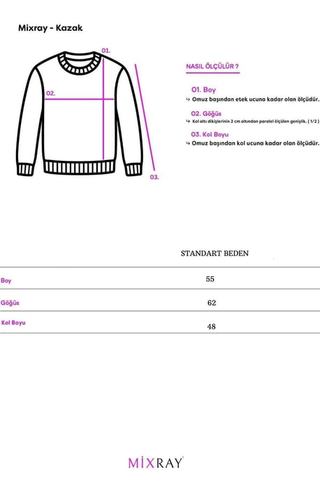 Relaxed Fit Crew Neck Dikke Gebreide Trui - Image 6