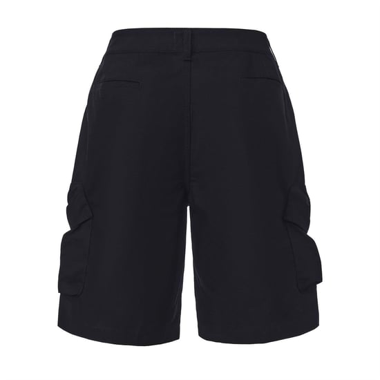 Pretty Green Casual cargoshort voor heren van katoen met verstevigde zijkanten (Zwart) - Image 2