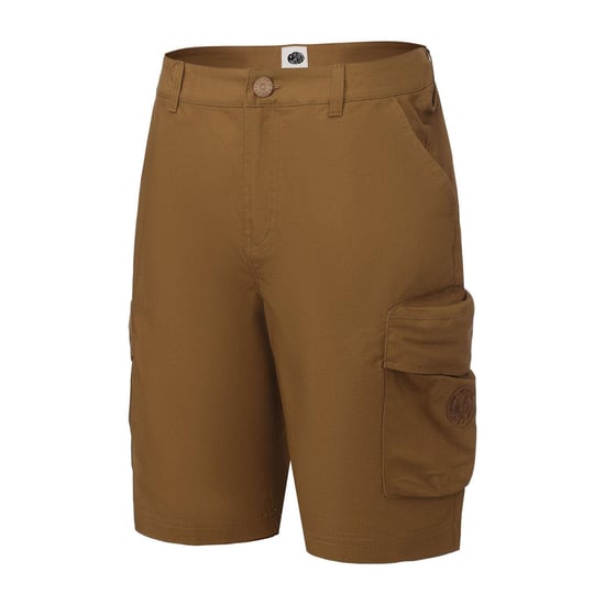 Pretty Green Casual cargoshort voor heren van katoen met verstevigde zijkanten (Bruin) - Image 2