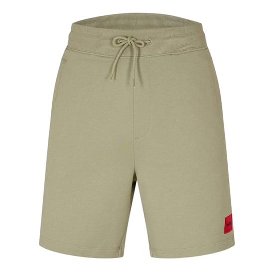 Hugo Heren Fleece Sweat Shorts (Donkergroen) - Image 1
