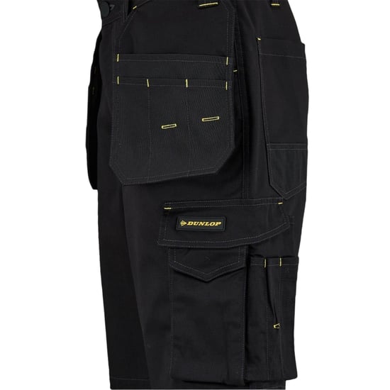 Dunlop Heren Werkshorts (Zwart) - Image 3