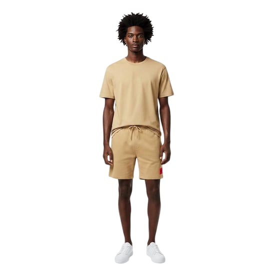 Hugo Heren Fleece Sweat Shorts (Zand) - Image 1