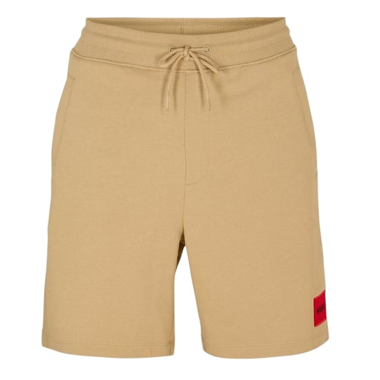 Hugo Heren Fleece Sweat Shorts (Zand) - Image 2