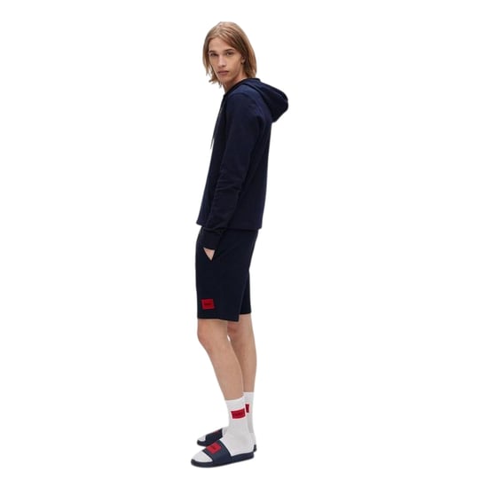 Hugo Heren Fleece Sweat Shorts (Marine) - Image 1