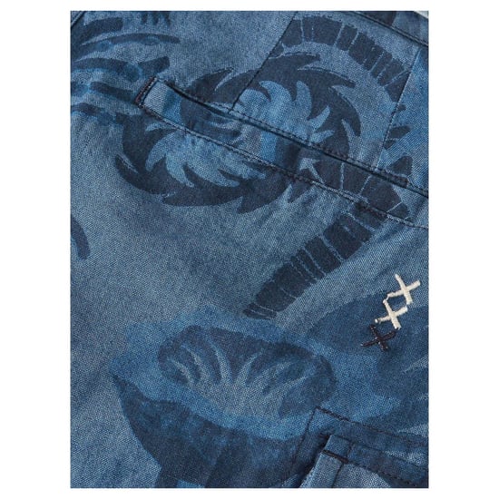 Scotch And Soda Cargo Shorts Jongens met Patroon (Indigoblauw) - Image 3