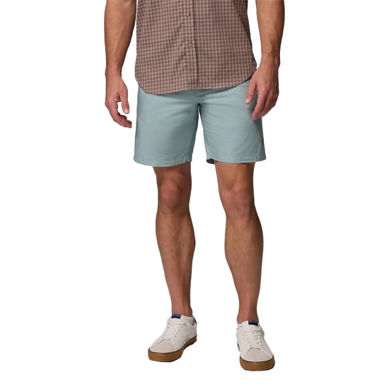Columbia Heren Katoenen Popeline Korte Broek (Blauw) - Image 1