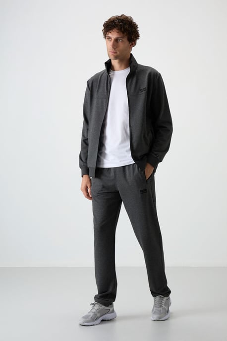 Heren Gebreide Fleece Sweatshirt en Broeken Set - Image 5