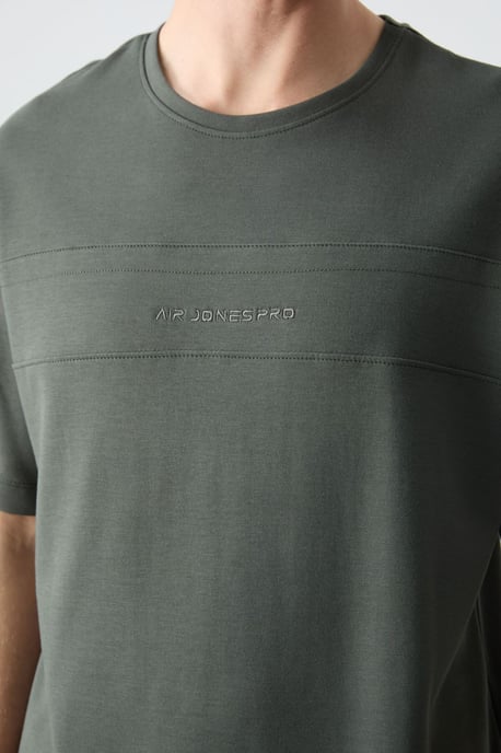 Heren Oversized Katoenmengsel T-Shirt en Shorts Set - Image 3