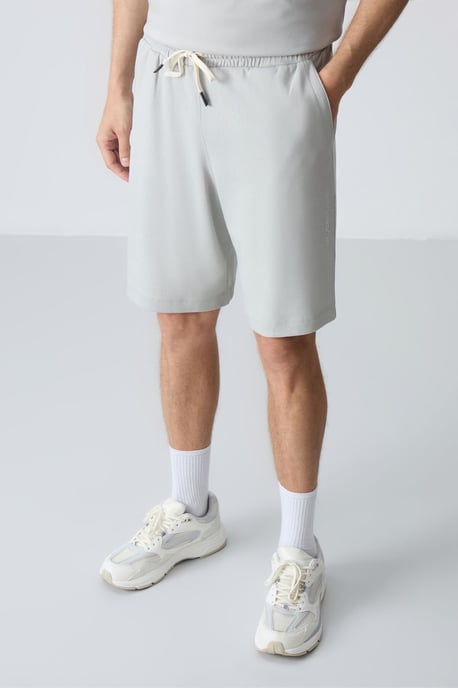 Heren Oversized Katoenmix T-shirt en Shorts Set - Image 4