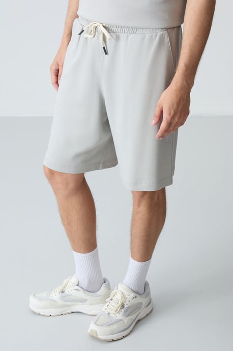 Heren Oversized Katoenmix T-shirt en Shorts Set - Image 6