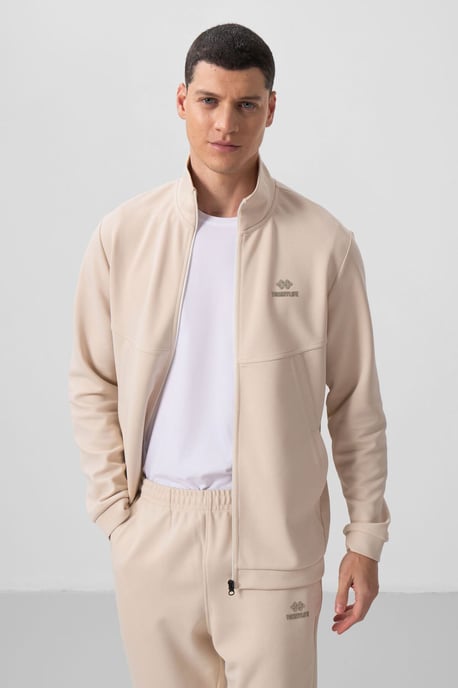 Heren lange mouwen rits sweatshirt en broekset - Image 4