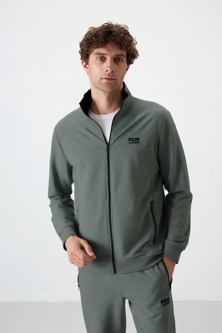 Heren Gebreide Fleece Sweater en Broek Set - Image 2