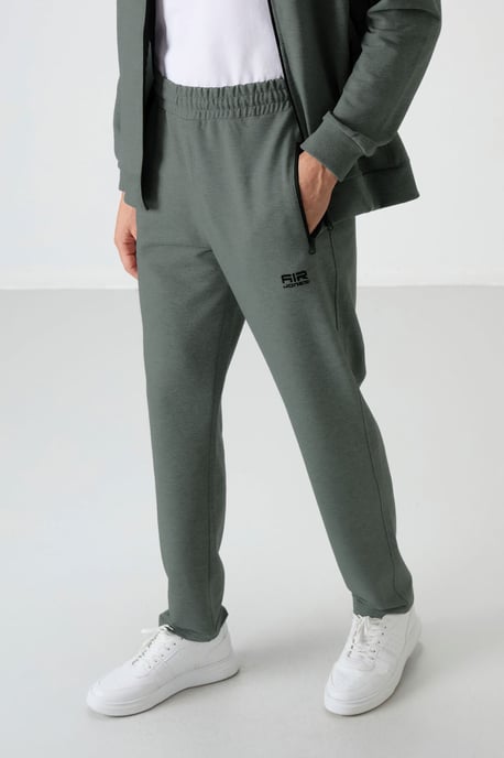 Heren Gebreide Fleece Sweater en Broek Set - Image 3