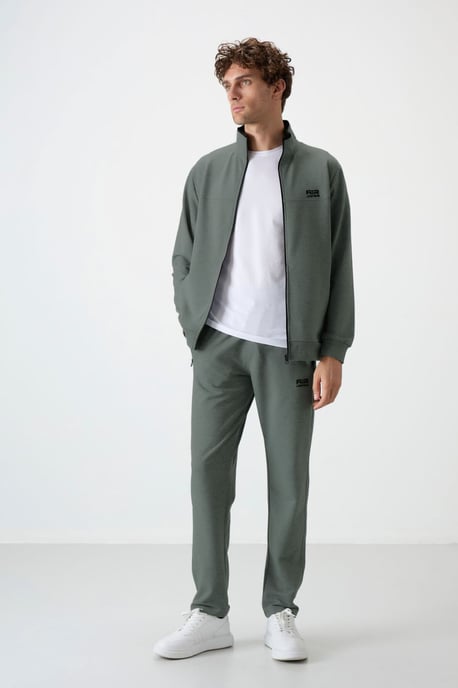 Heren Gebreide Fleece Sweater en Broek Set - Image 4