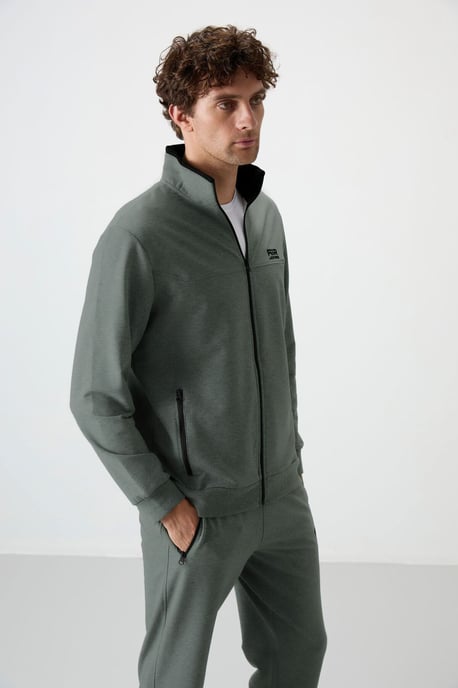 Heren Gebreide Fleece Sweater en Broek Set - Image 6