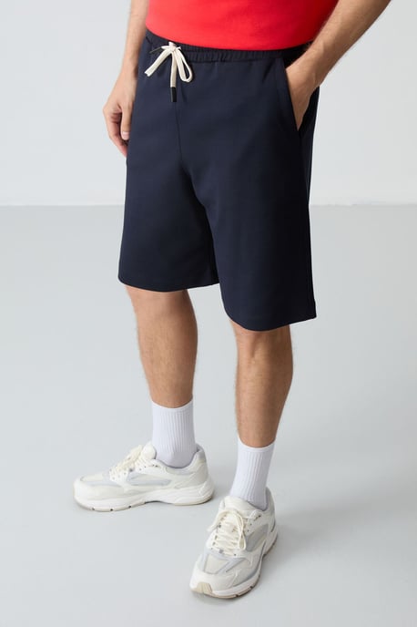 Heren Oversized Katoenmix T-Shirt en Shorts Set - Image 3