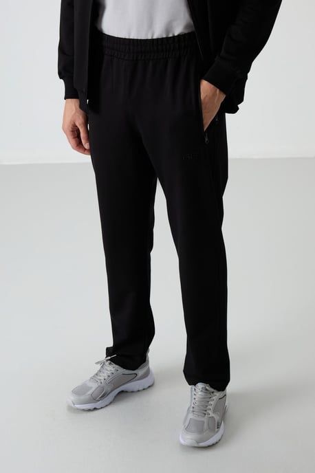 Heren gebreide fleece sweatshirt en broek set - Image 4
