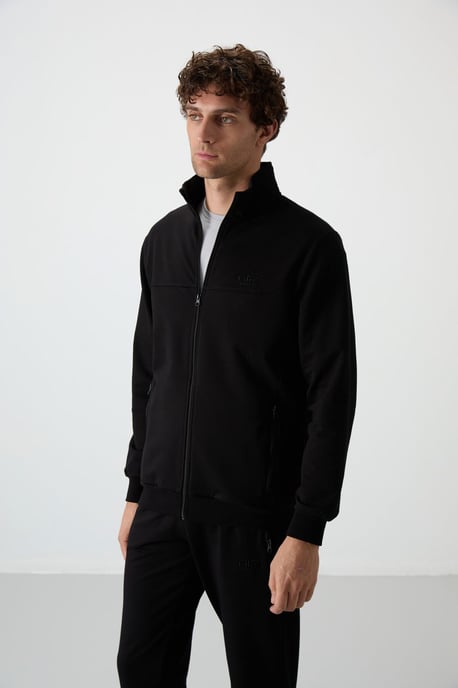 Heren gebreide fleece sweatshirt en broek set - Image 6