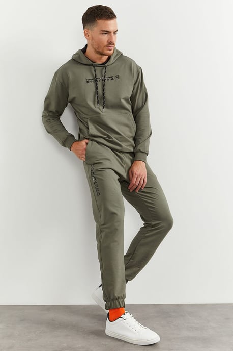 Oversized Hooded Sweatshirt en Broek Set - Image 3