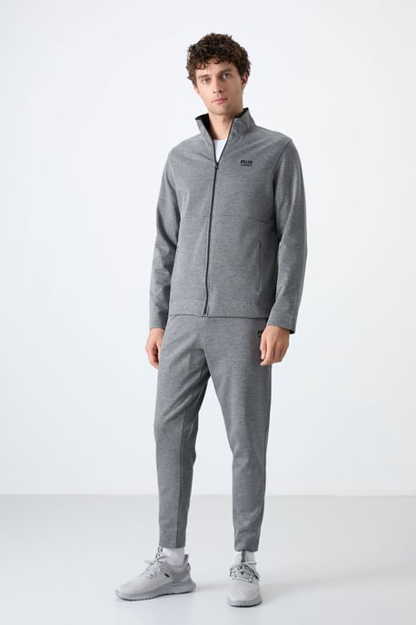 Heren Sweatshirt en Broek Set met Ritskraag - Image 1