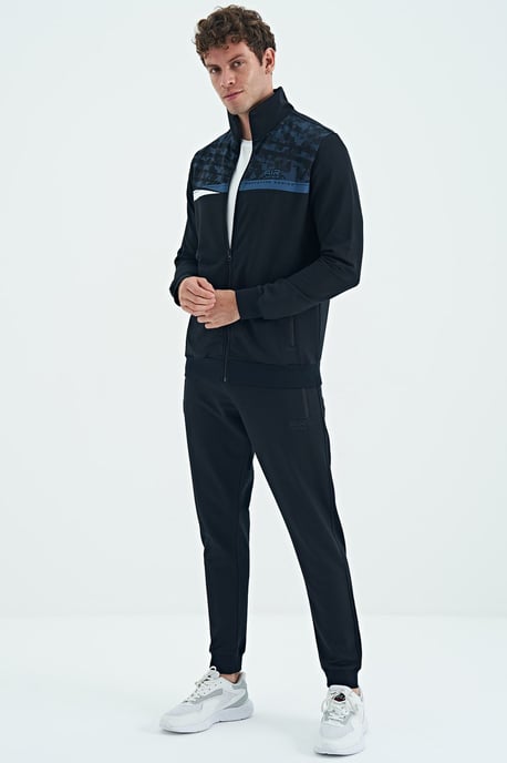 Geprinte Sweatshirt met Ritssluiting en Broek Set - Image 5