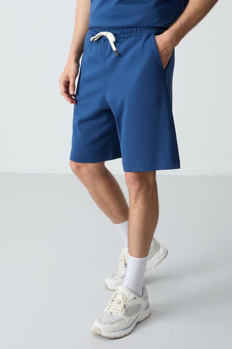Heren Oversized Katoenmix T-Shirt en Shorts Set - Image 5