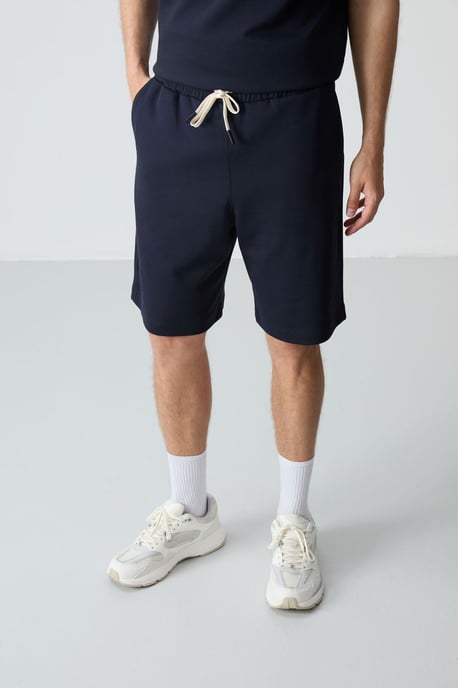 Heren Oversized Katoenmix T-Shirt en Shorts Set - Image 2