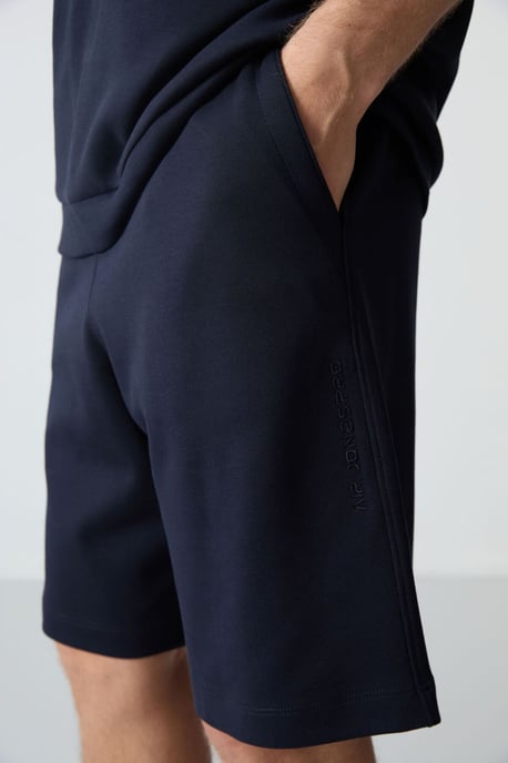 Heren Oversized Katoenmix T-Shirt en Shorts Set - Image 4